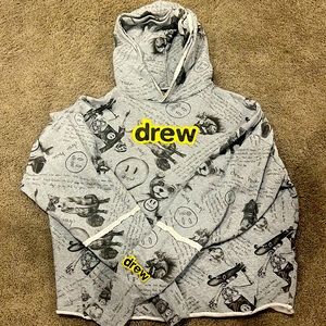 Drew House x Justin Bieber Deconstructed Scribble Hoodie